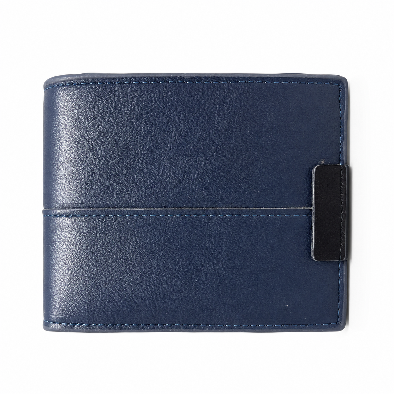 Elegant Black Men’s Wallet with Strap Detail & Pocket-Friendly Build NQ-14