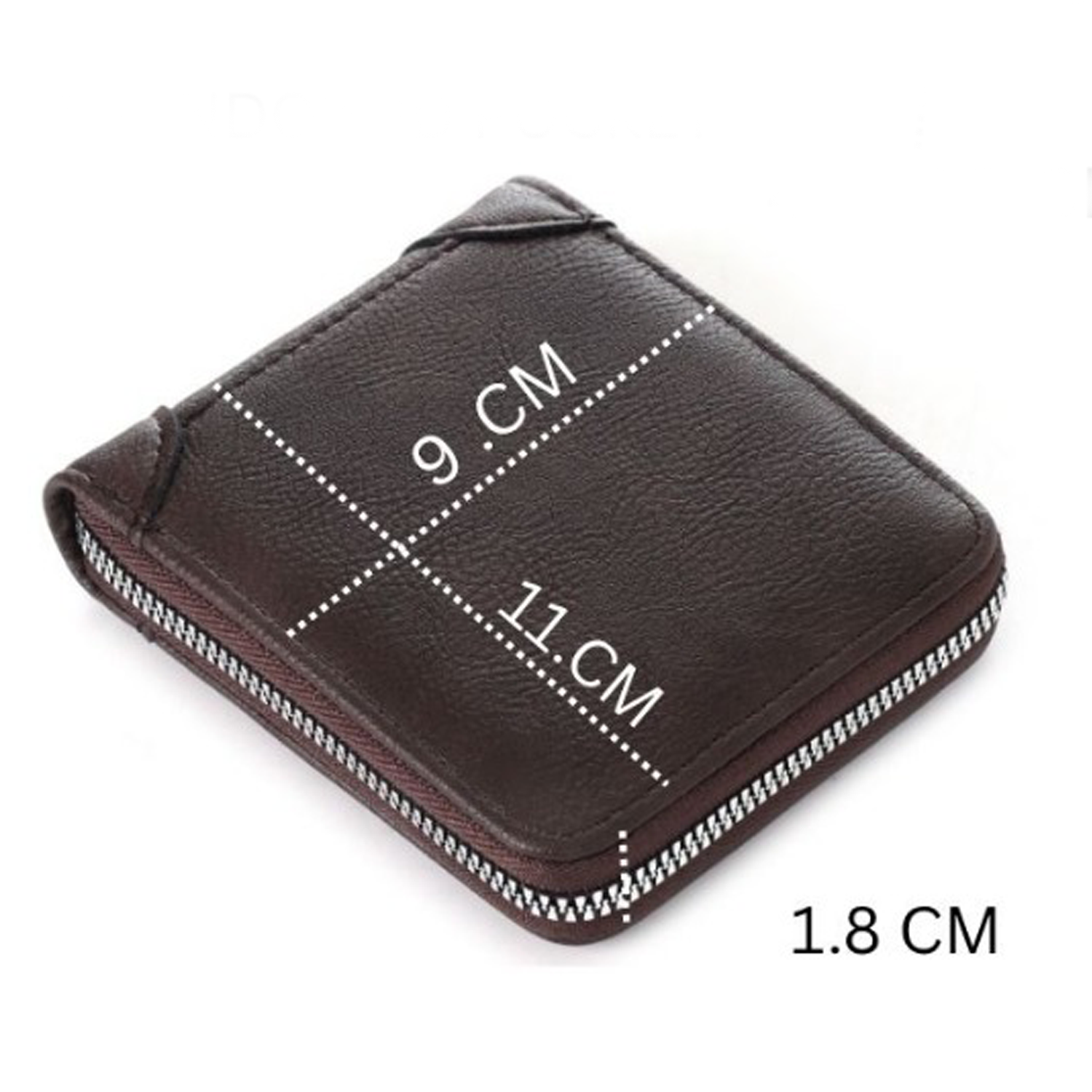 Everyday Men’s Wallet – Durable Zip Wallet with Card Slots & Cash Compartment IM-24