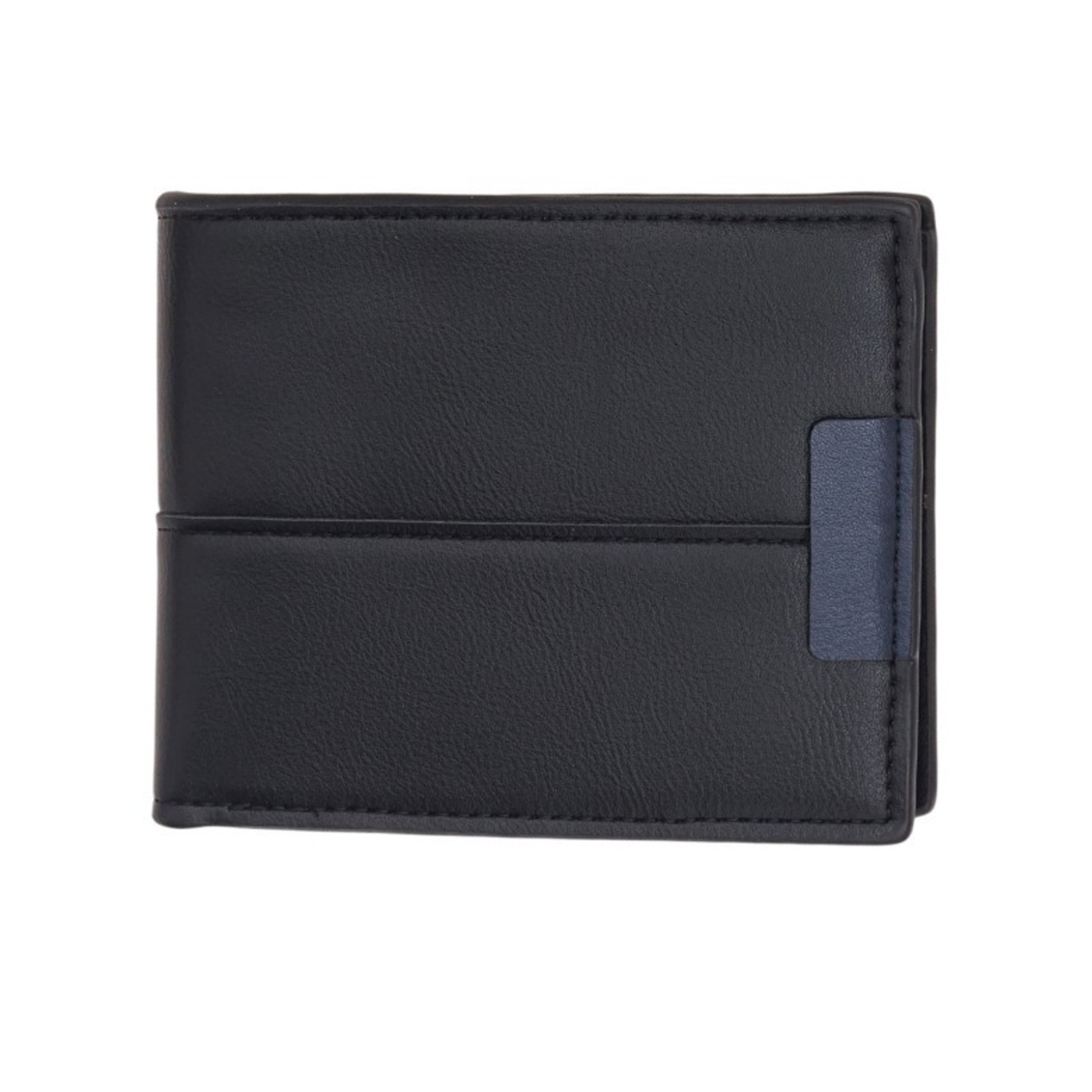 Elegant Black Men’s Wallet with Strap Detail & Pocket-Friendly Build NQ-14