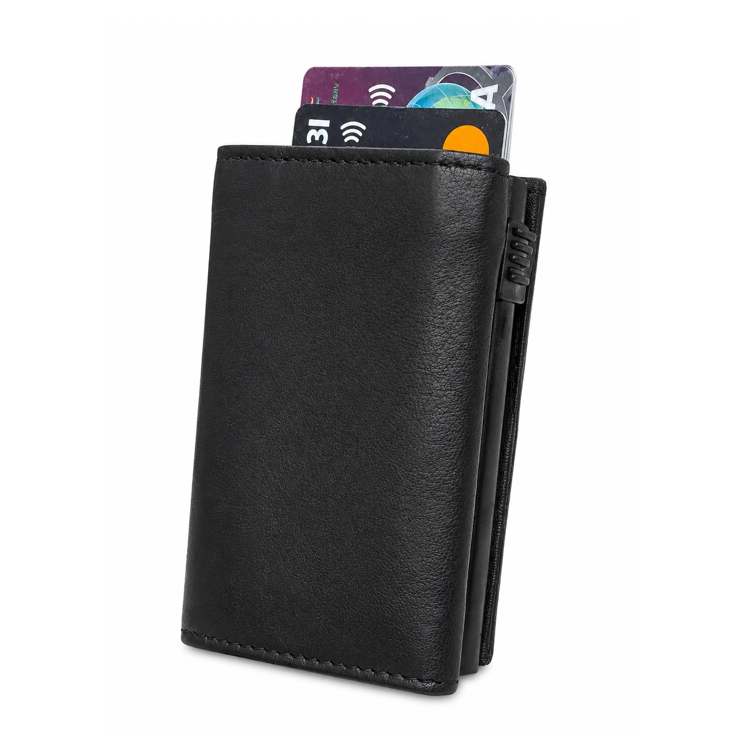 Premium Everyday Vegan Leather Wallet for Men with Pop-Up Card Access RKNB-802