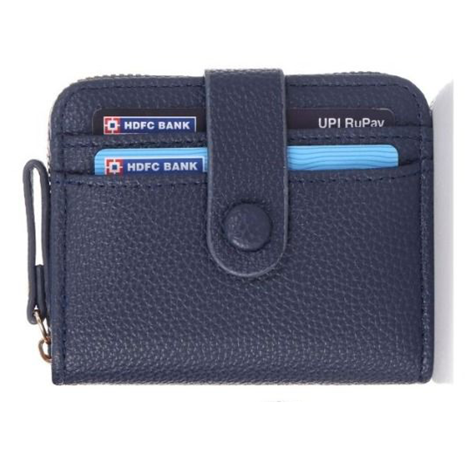 Man's Premium Zip Wallet with Secure Snap Closure & Card Storage BS-05