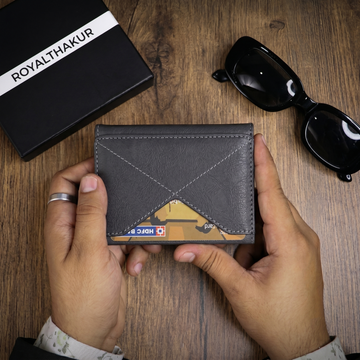 Men's RFID Blocking MagSafe Magnetic Wallet Card Holder JU-06