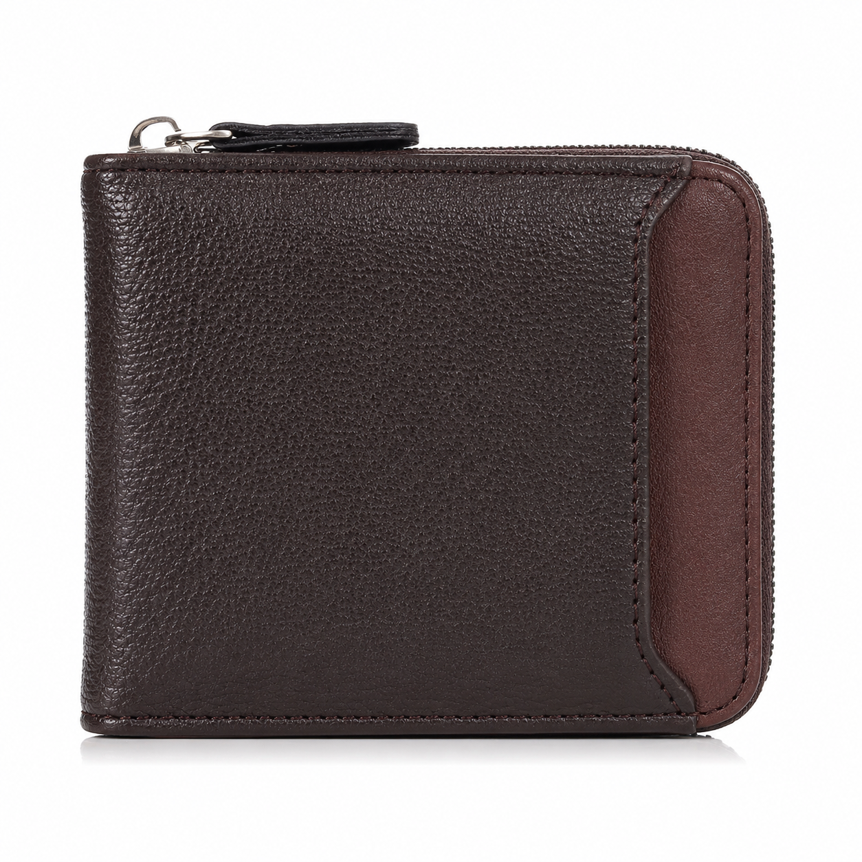 Premium Men's Vegan Leather Zip Wallet with Detachable Card Holder, Coin Pocket & RFID Protection IM-21