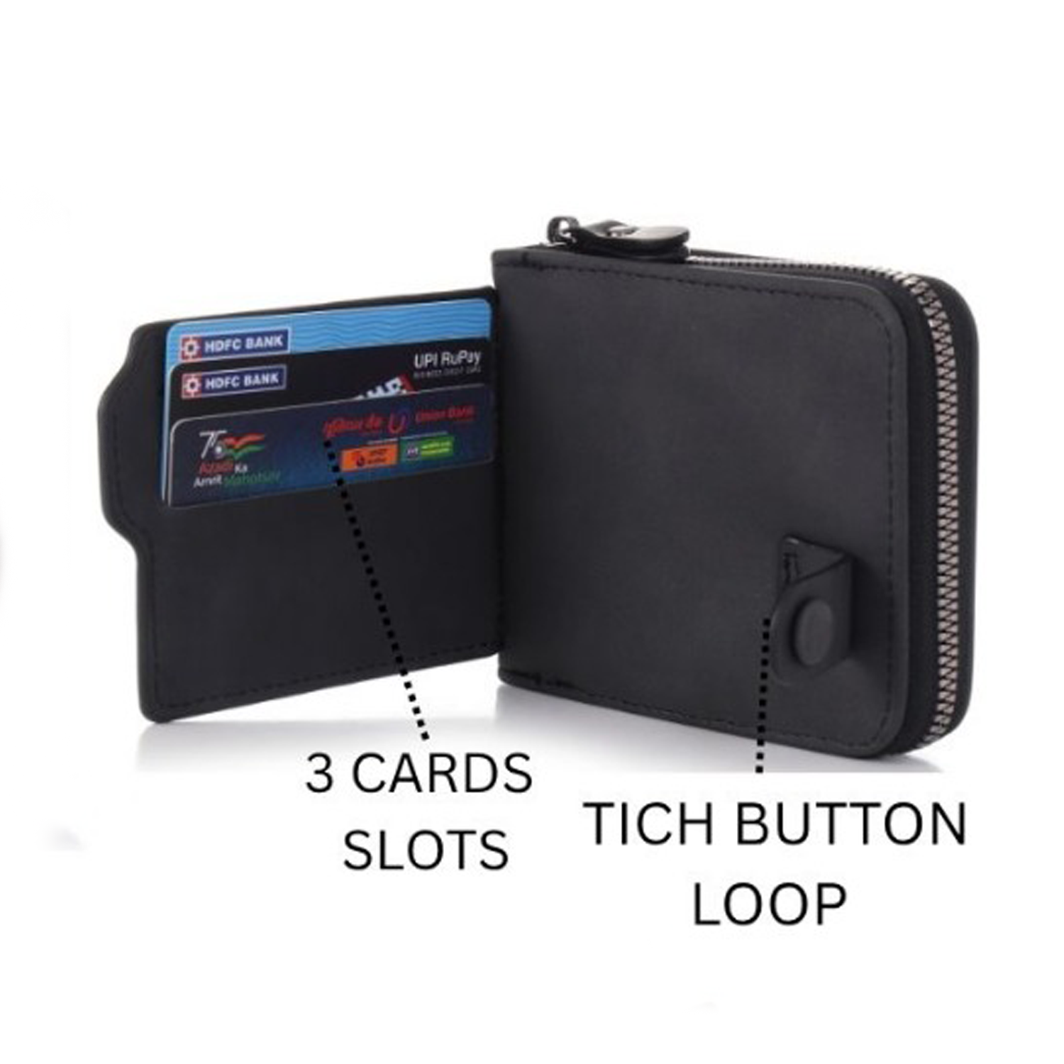 The Modern Classic Men’s Zip Wallet NQ-06