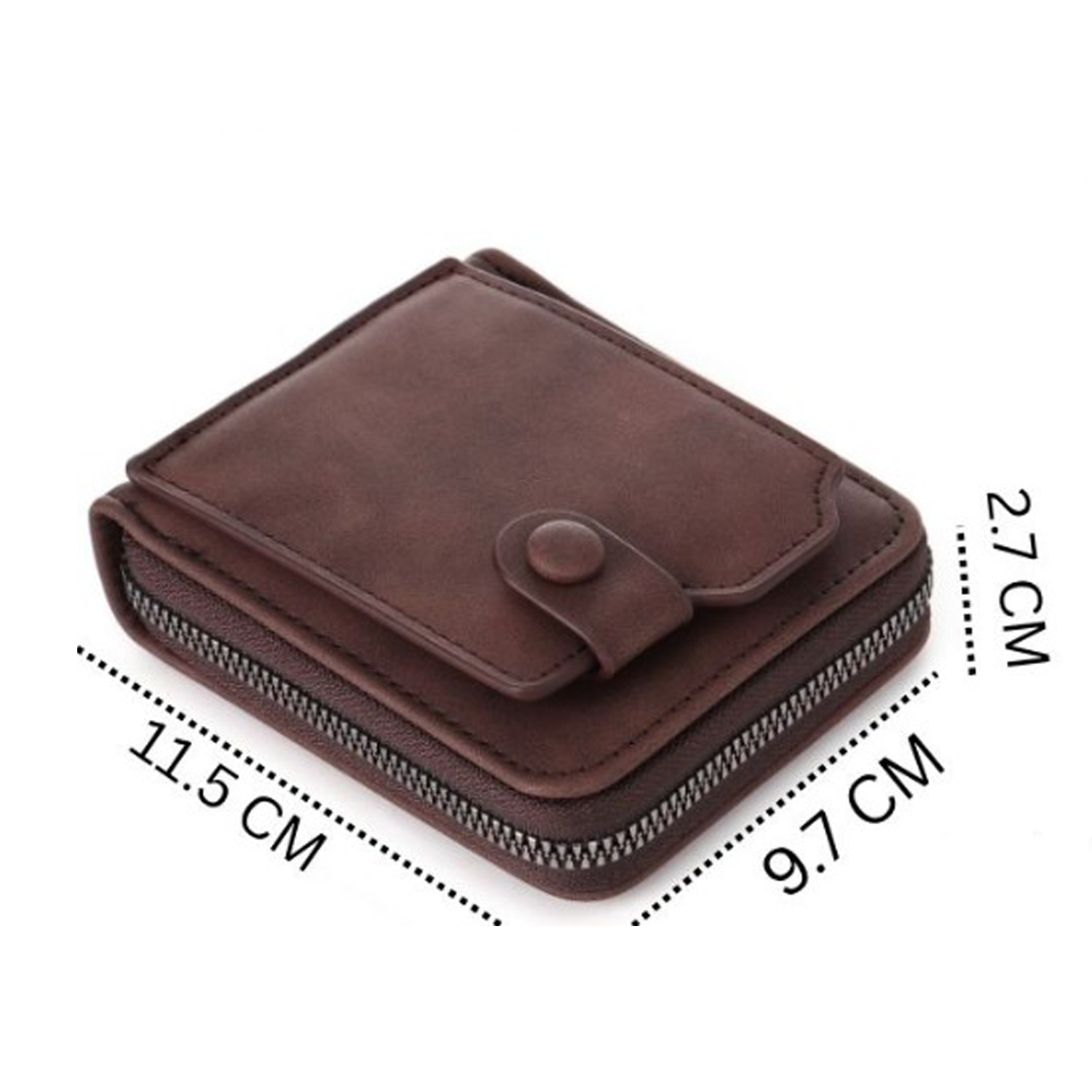 The Modern Classic Men’s Zip Wallet NQ-06